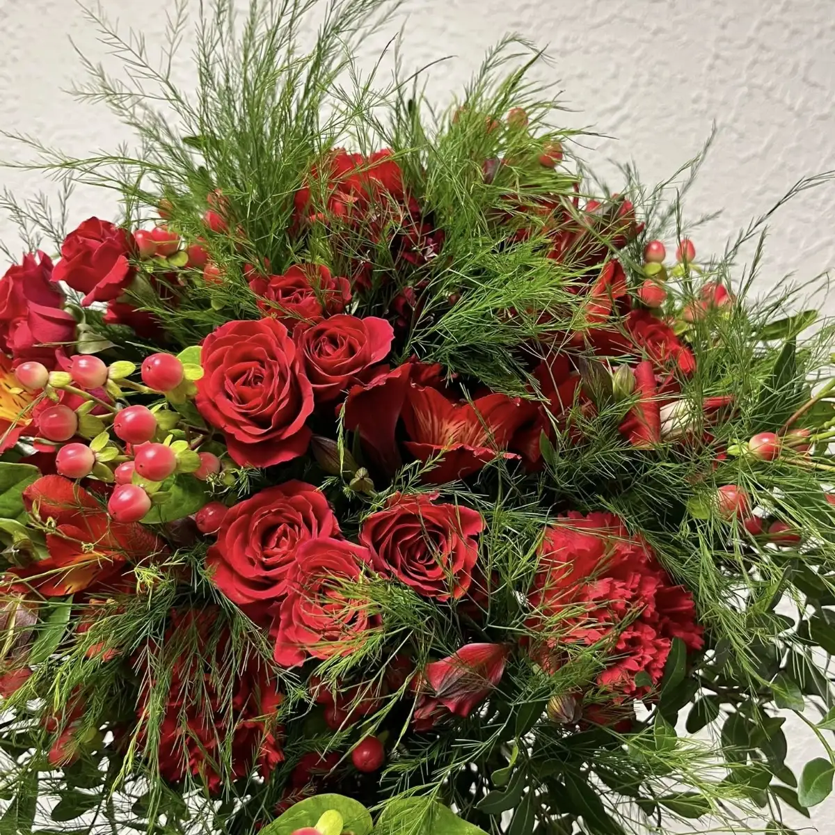 Bouquet de roses rouges